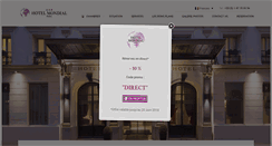 Desktop Screenshot of hotelmondialparis.com